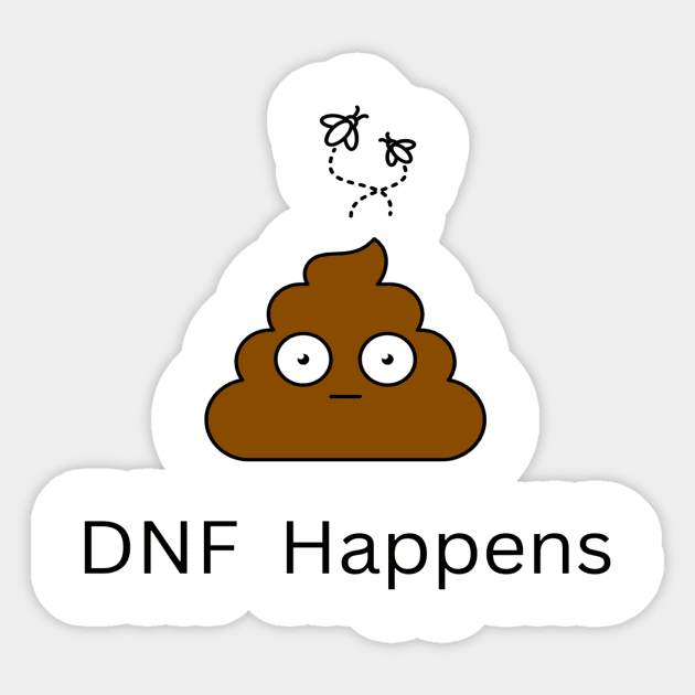 DNF Happens Sticker by Geocache Adventures